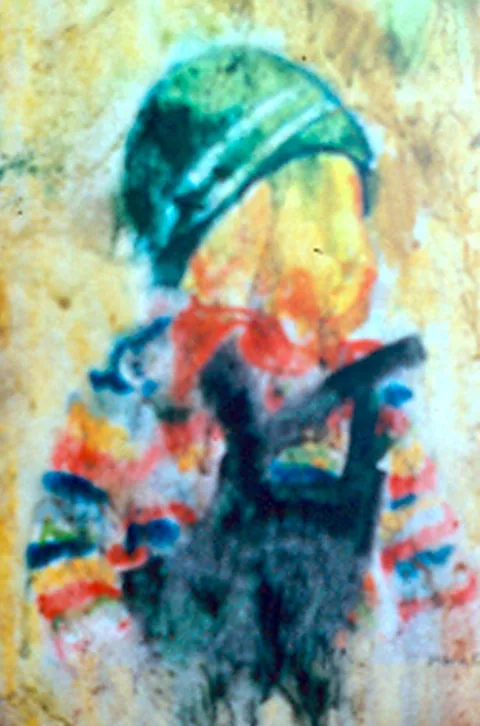 NIÑO CON GORRO
